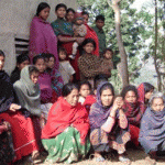 Village Women Gathered for Meeting